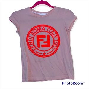 Girls fendi tshirt